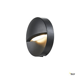 Applique extérieure SLV DOWNUNDER OUT, rond, anthracite, LED, 4,5W, 3000K/4000K, IP65