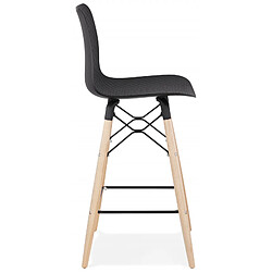 Avis Kokoon Design Tabouret bar déco "detroit mini" kokoon - noir