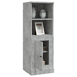 Acheter vidaXL Buffet haut gris béton 36x35,5x103,5 cm bois d'ingénierie