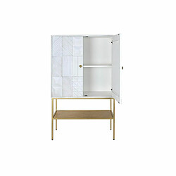 Acheter Buffet DKD Home Decor Doré Métal Blanc Bois de manguier (91 x 44 x 152 cm)