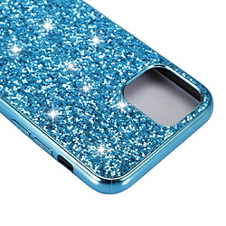 Acheter Wewoo Coque Souple Étui de protection TPU antichoc poudre glitter pour iPhone 11 Pro noir