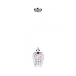 Luminaire Center Suspension en cristal Pirita C CR Chrome