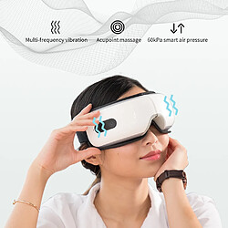 Avis Universal 4X 4D Intelligent Air Pressure Eye Masser Lunettes Acupressure Chauffage Vibrations et Musique Lissage Protection des yeux