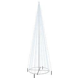 vidaXL Arbre de Noël cône 1134 LED Blanc froid 230x800 cm