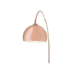 Acheter Vente-Unique Grand lampadaire arc style art déco - Métal et marbre - H. 180 cm - Cuivré - OMBRAGE