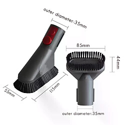 Kit de fixation de brosse pour aspirateur Dyson V8 V7 V10 V11, accessoires pour aspirateur, y compris brosse de saleté tenace, brosse de dépoussiérage douce