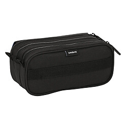 Trousse Fourre-Tout Triple Umbro Flash Noir (21,5 x 10 x 8 cm)