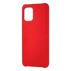 Coque en TPU revêtement caoutchouté rigide rouge pour votre Xiaomi Mi 10 Lite 5G/Mi 10 Youth 5G