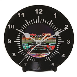 Magneticland Horloge vinyle 45T recyclé DINER