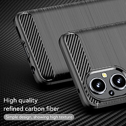 Acheter Htdmobiles Coque pour Oppo Reno 8 Lite 5G / OnePlus Nord N20 5G - housse etui silicone gel carbone + film ecran - NOIR