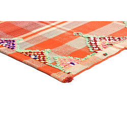 Avis Vidal Tapis de laine 204x150 rouge Jajim