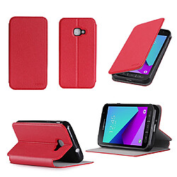 Xeptio Etui Samsung Galaxy Xcover 4 4G rouge avec stand - Housse coque de protection