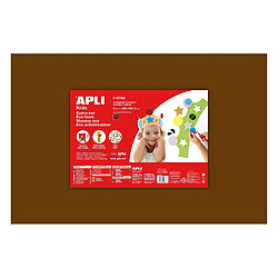 Mousse EVA thermoformable 40x60 cm Marron 5 feuil. - Apli Agipa