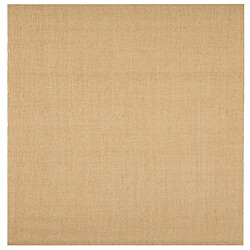 vidaXL Tapis Sisal naturel 100x100 cm