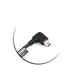 Avis System-s Mini USB Angle coudé vers la gauche à 90 mâle à USB Type A Male 90 rechtsgewinkelt Câble Câble de chargement et de données 26cm