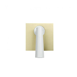 Leds C4 Applique avec liseuse Gamma Aluminium blanc 13 Cm