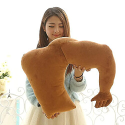 Universal 60 cm Muscle Oreiller en peluche Muscle Boyfriend Toy Oreiller en peluche Girl Girl (marron) pas cher