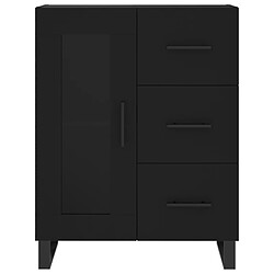 Acheter vidaXL Buffet noir 69,5x34x90 cm bois d'ingénierie