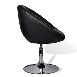 Acheter vidaXL Tabouret de bar Noir Similicuir