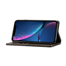 Acheter Wewoo Housse Coque Pour iPhone XR Baroque Etui à rabat horizontal simpleavec porte-cartes et Noir