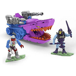 Mega Construx - Les Maîtres de l’Univers - Squalor - Coffret de Construction avec Tank-Requin de Skeletor, Chenilles, Canons Laser