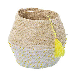 Lot de paniers Alexandra House Living 03777 Blanc osier Rotin Fibre naturelle (2 Unités) pas cher