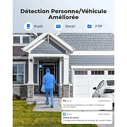 Avis Reolink 5MP Caméra Surveillance Extérieure PoE, Détection Personne/Véhicule, Vision Nocturne IR, Support Audio, Etanche IP66, Time Lapse