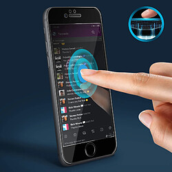 Avizar Film Écran iPhone SE 2022 / 2020 et 8 / 7 Verre Trempé 9H Biseauté Bord noir pas cher
