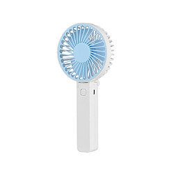 F38 1200 mAh Bleu Usb Mini Ventilateur Pliant De Bureau De Bureau Petits Appareils Portables Refroidissement Rechargeable Extérieur