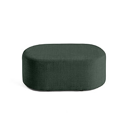 Acheter Bestmobilier Miro - pouf en velours texturé