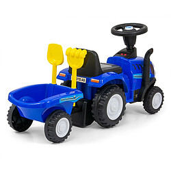 Milly Mally Ride On New Holland T7 Tracteur Bleu