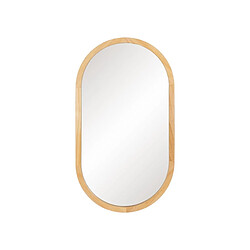 BigBuy Home Miroir mural Naturel 45 X 4 X 80 CM