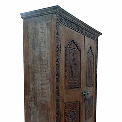 Avis Armoire Alexandra House Living Marron Bois Recyclé 41 x 212 x 124 cm