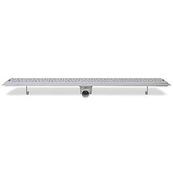 Acheter Helloshop26 Drain de douche linéaire 103 cm acier inoxydable drain de plancher 02_0003018