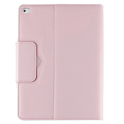 Avis Wewoo Clavier QWERTY rose pour iPad Air 2 Bluetooth Litchi Texture Smart Cover Housse en cuir avec support et fonction de sommeil