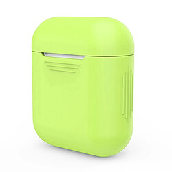 Avis Wewoo Coque Protection Pour Apple AirPods Portable Bluetooth Écouteurs Boîte de en silicone Anti-perte Sac rangement Dropproof (Les ne sont pas inclus) (Vert fluorescent)