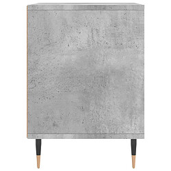 Acheter vidaXL Table de chevet gris béton 40x35x50 cm bois d’ingénierie