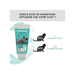 Avis VETOCANIS Shampooing anti-puces et anti-tiques - Pour Chat - 300ml