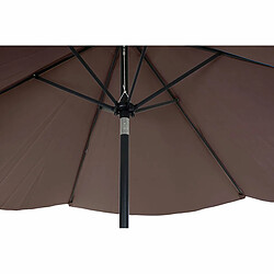 Acheter Parasol DKD Home Decor Marron Noir Polyester Acier (300 x 300 x 250 cm)