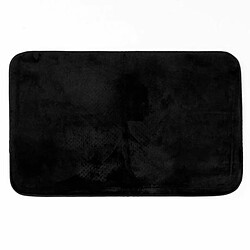 Paris Prix Tapis Uni en Flanelle Flanou 50x80cm Noir