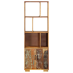 Helloshop26 Étagère armoire meuble design bibliothèque 180 cm bois de récupération solide 2702066/2