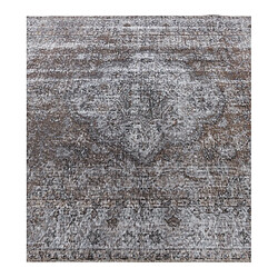 Vidal Tapis de laine 259x163 gris Ultra Vintage pas cher