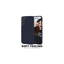 JAYM - Coque Silicone Soft Feeling Bleue pour Samsung Galaxy S22 Plus ? Finition Silicone ? Toucher Ultra Doux