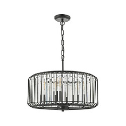 Luminaire Center Suspension Naeva Noir mat,Verre