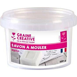 Graines Creatives Bloc savon à mouler 500 g - opaque