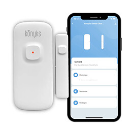 Avis Détecteur d'ouverture porte et fenêtre Wi-Fi Senso Charge 2 - Konyks