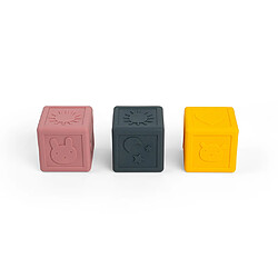 Avis Bigjigs Toys Cubes empilables sensoriels en silicone