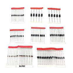 100x Assortiment de Kits de Diodes, Facile et Pratique à Utiliser