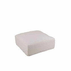 Paris Prix Housse pour Pouf Monaco 105x105cm Blanc