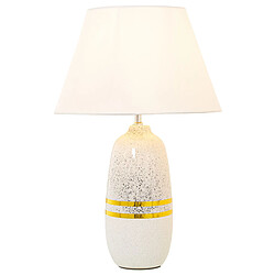 Lampe de bureau Alexandra House Living Blanc Argenté Céramique 60 W 13 x 38 x 13 cm